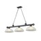 Z-Lite Cordon 3 Light Billiard, Bronze Plate & White Linen 2306-3BP-DWL14 - alternate 1